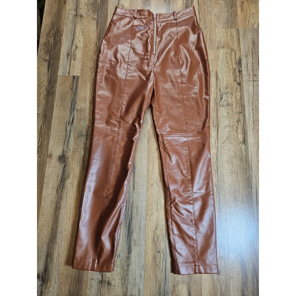 Lovers + Friends X Revolve Georgie Pant Women’s Size M Chestnut Brown